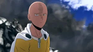 One Punch Man Annoyed Saitama Wallpaper