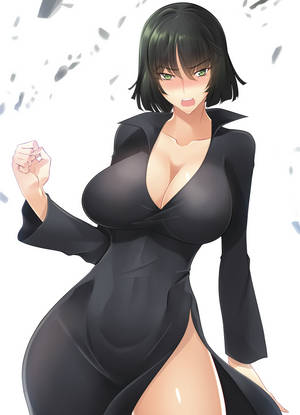 One Punch Man Fubuki In Black Wallpaper