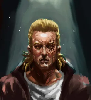 One Punch Man King Art Wallpaper