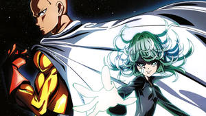 One Punch Man Saitama And Tatsumaki Wallpaper