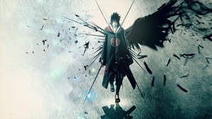 One-winged Sasuke Uchiha Wallpaper