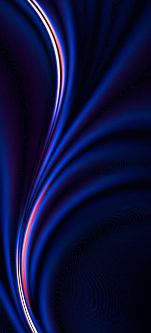 Oneplus Blue Curves Wallpaper