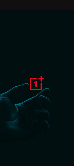 Oneplus Nord Logo With Hand Wallpaper