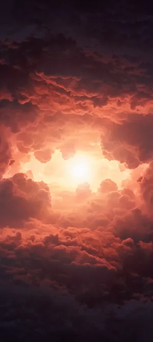 Opening Clouds Phone Wallpaper