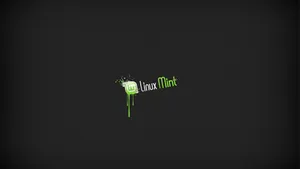 Operating System Dripping Linux Mint Logo Wallpaper
