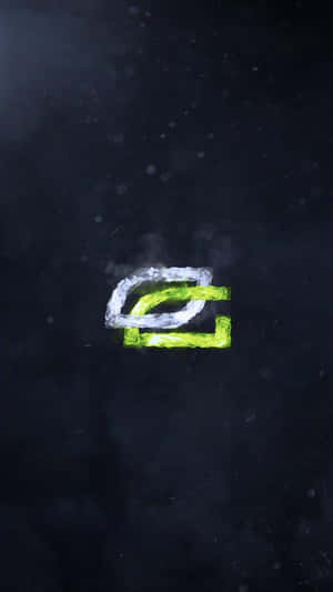 Optic Gaming Logo Ice Effect Wallpaper