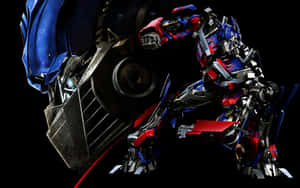 Optimus Prime Face Side Look Wallpaper
