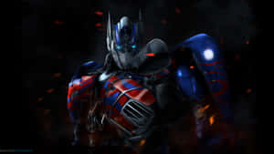 Optimus Prime Stands Strong In 4k Wallpaper