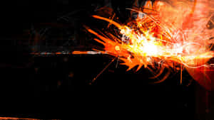 Orange Abstract Desktop Wallpaper