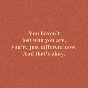 Orange Aesthetic Tumblr Quotes Wallpaper