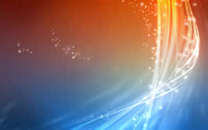 Orange And Blue Background Shining Light Wallpaper