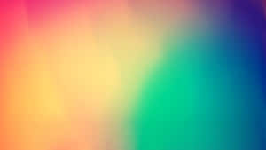 Orange And Blue Rainbow Background Wallpaper