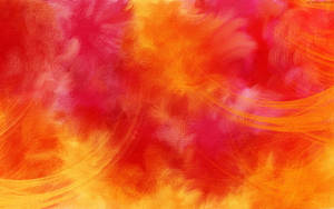 Orange And Red Abstract Art Wallpaper