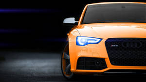 Orange Audi Rs5 Wallpaper