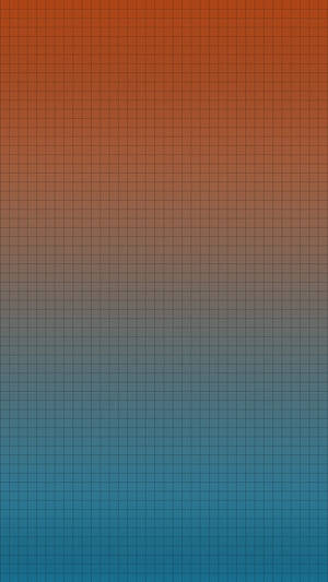 Orange Blue Gradient Grid Aesthetic Wallpaper