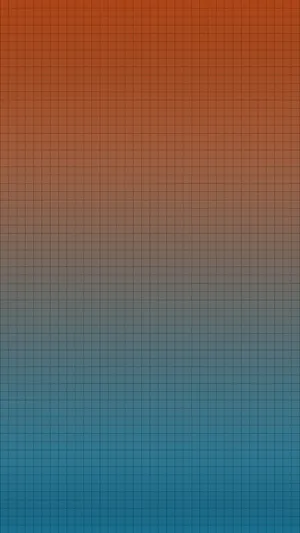 Orange Blue Gradient Grid Aesthetic Wallpaper