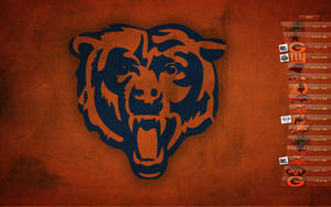 Orange Chicago Bears Desktop Wallpaper