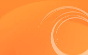 Orange Circle With Dots Wallpaper