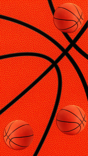 Orange Cool Basketball Iphone Wallpaper