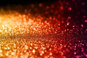 Orange Glitter Rain Sparkle Wallpaper