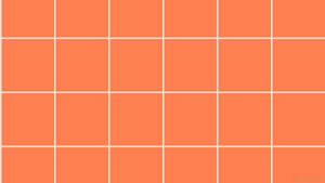 Orange Grid Lines Background Wallpaper