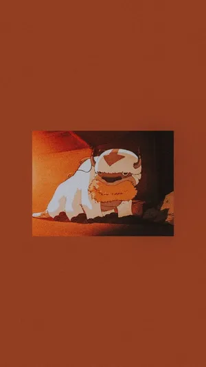 Orange Image Of Appa From Avatar Wallpaper