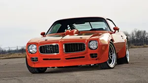 Orange Pontiac Firebird Trans Am Wallpaper