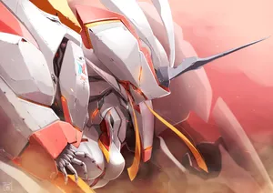 Orange Strelizia Darling In The Franxx Wallpaper