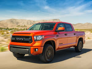 Orange Tundra On The Road Wallpaper