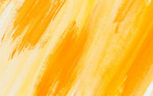 Orange Yellow Brushstrokes Presentation Wallpaper