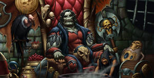 Orc King Of Dnd Wallpaper