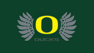 Oregon Ducks Football Team In Action Wallpaper