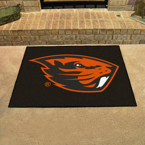 Oregon State University Beaver Logo On A Rug Wallpaper