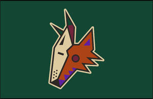 Original Logo Of Arizona Coyotes Wallpaper