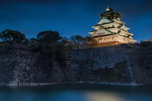 Osaka Castle Night View Wallpaper