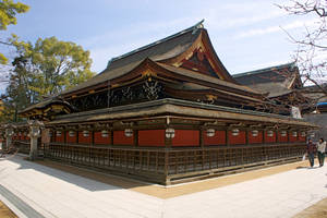Osaka Tenmangu Shrine Wallpaper