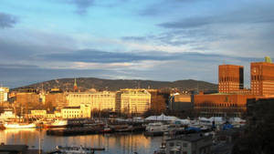 Oslo Sunrise Wallpaper