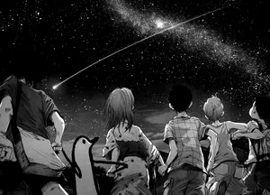 Ousama, Punpun, And Yuki Share A Heartwarming Moment Wallpaper