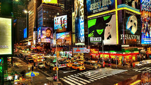 Outdoor Times Square Wallpaper