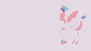 Outline Vector Sylveon Wallpaper
