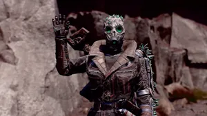 Outriders Technomancer Grim Inventor Armor Wallpaper