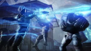 Outriders Trickster Class Battle Wallpaper