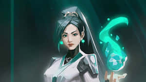 Outsmart The Opposition With Valorant Sage Wallpaper