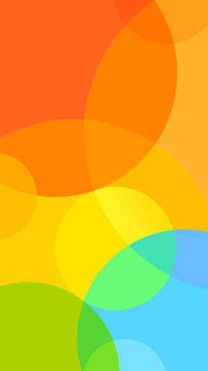 Overlapping Colored Circles Miui Wallpaper