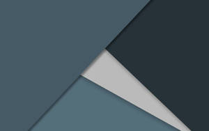 Overlapping Gray Android Material Design Wallpaper