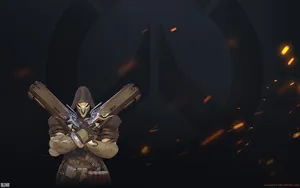 Overwatch Hero, Reaper, Ready For Action Wallpaper
