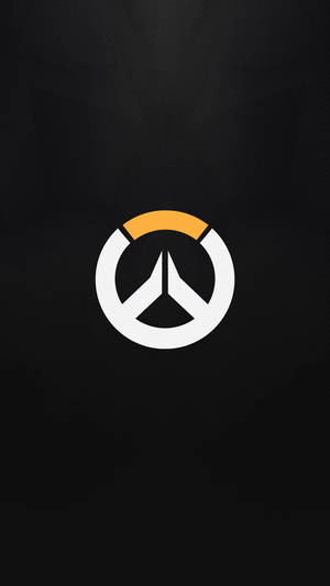 Overwatch Phone Black Background Logo Wallpaper