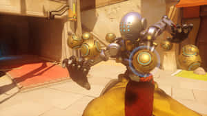 Overwatch Zenyatta Fight Screenshot Wallpaper