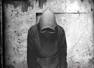 Overwhelmed By Stress - Man In Grey Hoodie Wallpaper