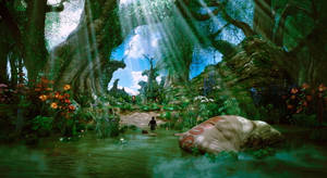 Oz The Great And Powerful Hidden Lake Wallpaper